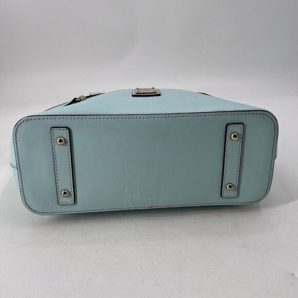 Dooney & Bourke Mint Green Vachetta Leather Beacon Zip Tote Handbag Purse - Picture 8 of 16